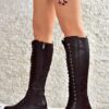 Fox Shoes Brown Women's Lace-Up Casual Boots