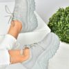 Fox Shoes Gray Thick-soled Women's Sports Shoes