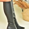 Fox Shoes Women's Black Thin Heeled Boots