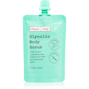 Frank Body Glycolic testpeeling A.H.A.-val (Alpha Hydroxy Acids) 100 g-Ár