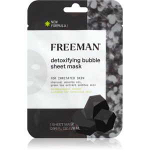 Freeman Essentials Charcoal & Green Tea Méregtelenítő arcmaszk zsíros bőrre 28 ml