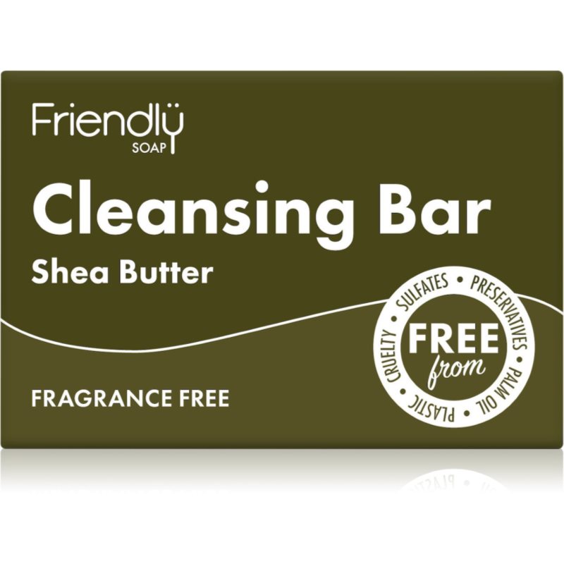 Friendly Soap Cleansing Bar Shea Butter természetes szappan az arcra 95 g-Ár