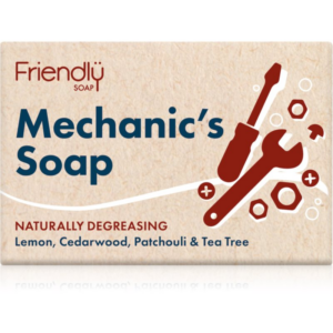 Friendly Soap Mechanic's Bar természetes szilárd szappan arcra és testre 95 g-ár