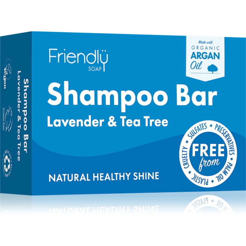 Friendly Soap Natural Shampoo Bar Lavender and Tea Tree természetes szappan hajra 95 g-Ár