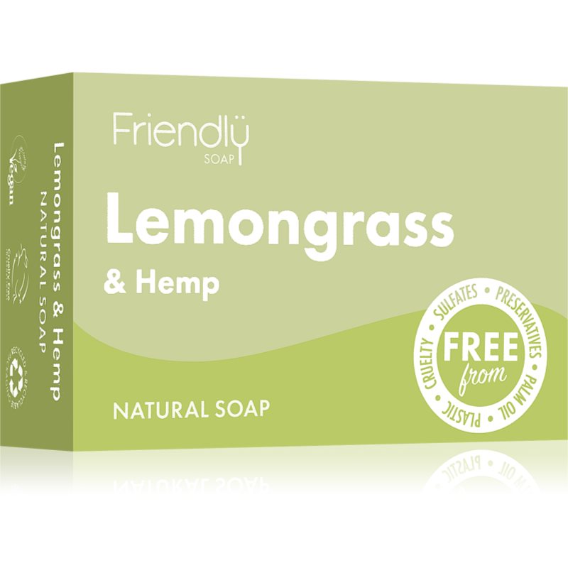 Friendly Soap Natural Soap Lemongrass & Hemp természetes szappan 95 g-Ár