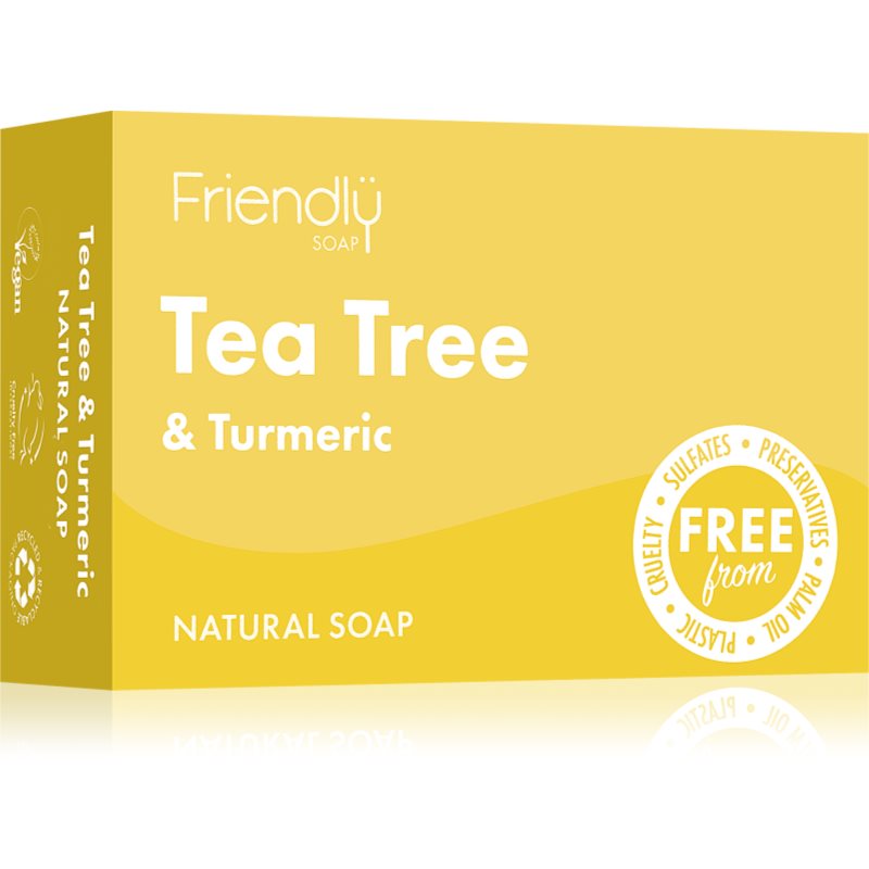 Friendly Soap Natural Soap Tea Tree & Turmeric természetes szappan 95 g-Ár