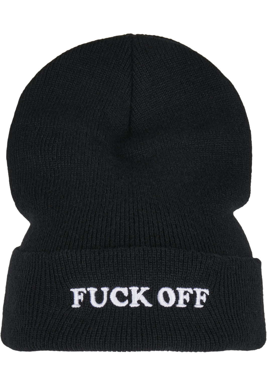 Fuck Off Beanie Black/White