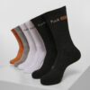 Fuck Off Socks 6-Pack Black/White/Grey/Non-Orange