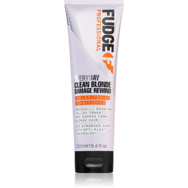 Fudge Everyday Clean Blonde Damage Rewind Conditioner Kondícionáló minennapi használatra a szőke és melírozott hajra 250 ml-Ár
