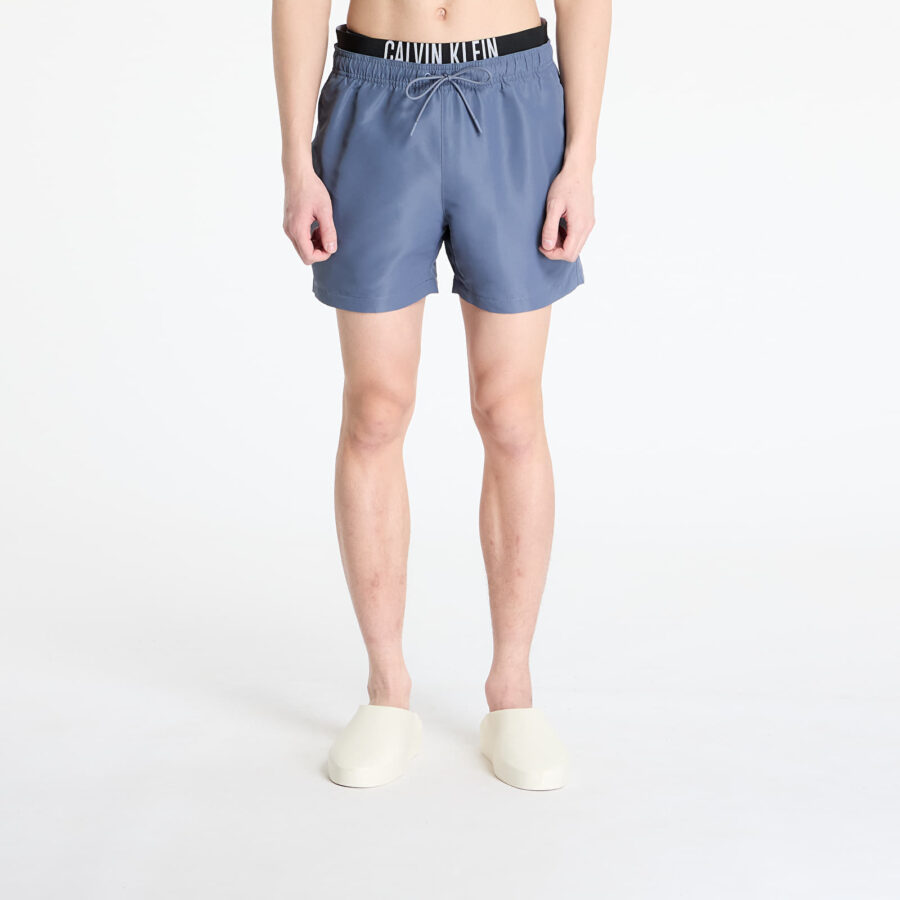Fürdőruhák Calvin Klein Jeans Medium Double Wb Boardshorts Gray S-alacsony-ár