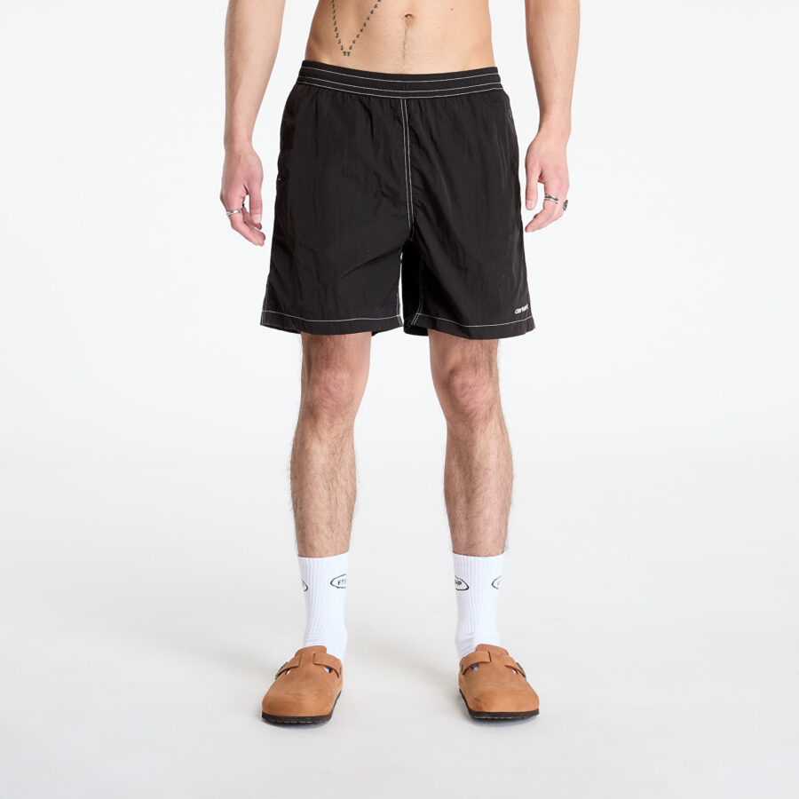 Fürdőruhák Carhartt WIP Canby Swim Trunks Black/ White M-alacsony-ár