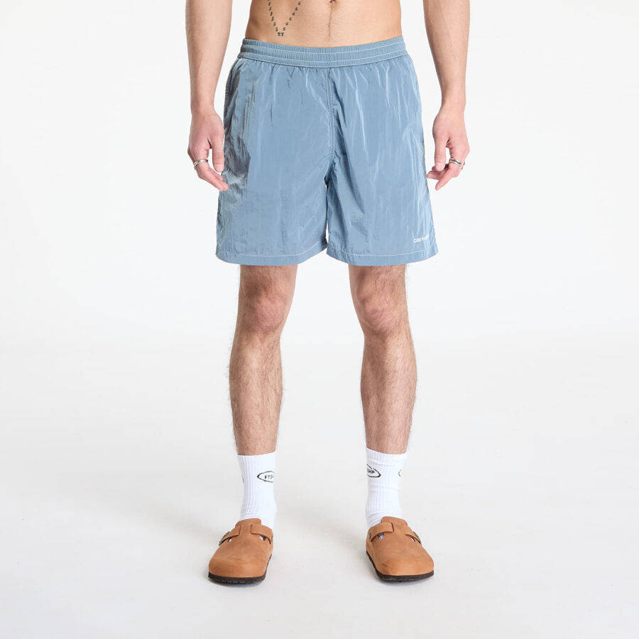 Fürdőruhák Carhartt WIP Canby Swim Trunks Clay Blue/ White L-alacsony-ár