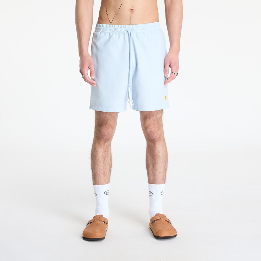 Fürdőruhák Carhartt WIP Chase Swim Trunks Air Sky/ Gold S-alacsony-ár