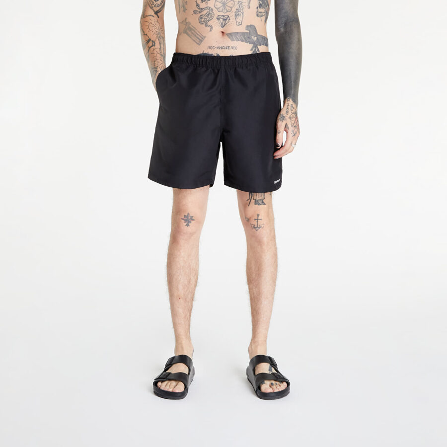 Fürdőruhák Carhartt WIP Island Swim Trunks Black/ White S-alacsony-ár