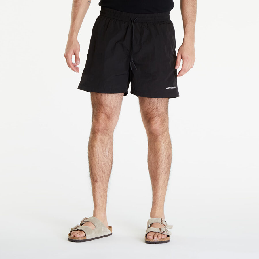 Fürdőruhák Carhartt WIP Tobes Swim Trunks Black/ White XS-alacsony-ár