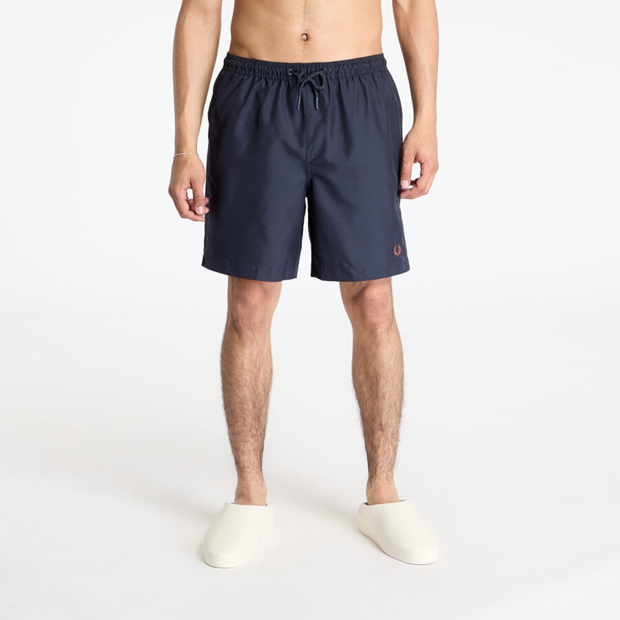 Fürdőruhák FRED PERRY Classic Swimshort Navy/ Cinnamon XL-alacsony-ár