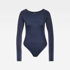 G-STAR Bodysuit - Melam boat slim body ls blue
