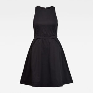 G-STAR Dress - Core fit and flare dress sless black