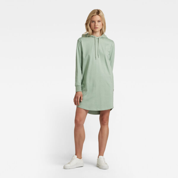 G-STAR Dress - Lash fem loose hdd dress ls green