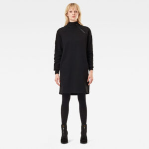 G-STAR Dress - Mock neck dress bf sw wmn ls black