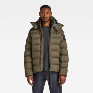 G-STAR Jacket - G- Whistler Pdd Hdd Jkt Green