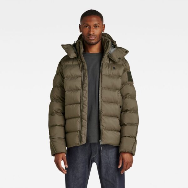 G-STAR Jacket - G- Whistler Pdd Hdd Jkt Green