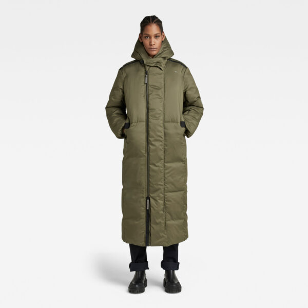 G-STAR Jacket - G - Whistler pdd Ext Long Parka wmn green