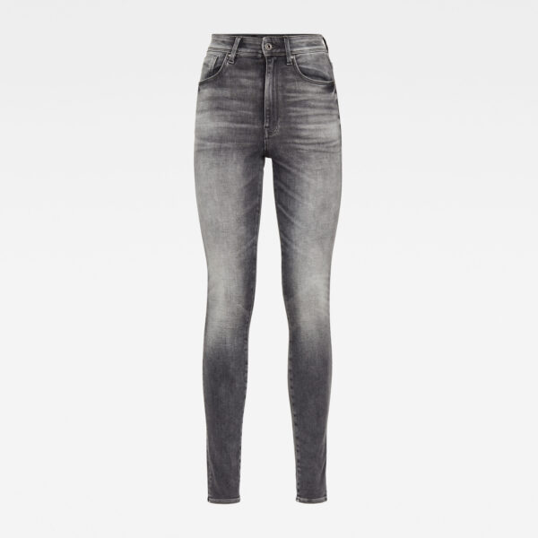 G-STAR Jeans - Kafey Studs Ultra High Skinny Wmn Grey
