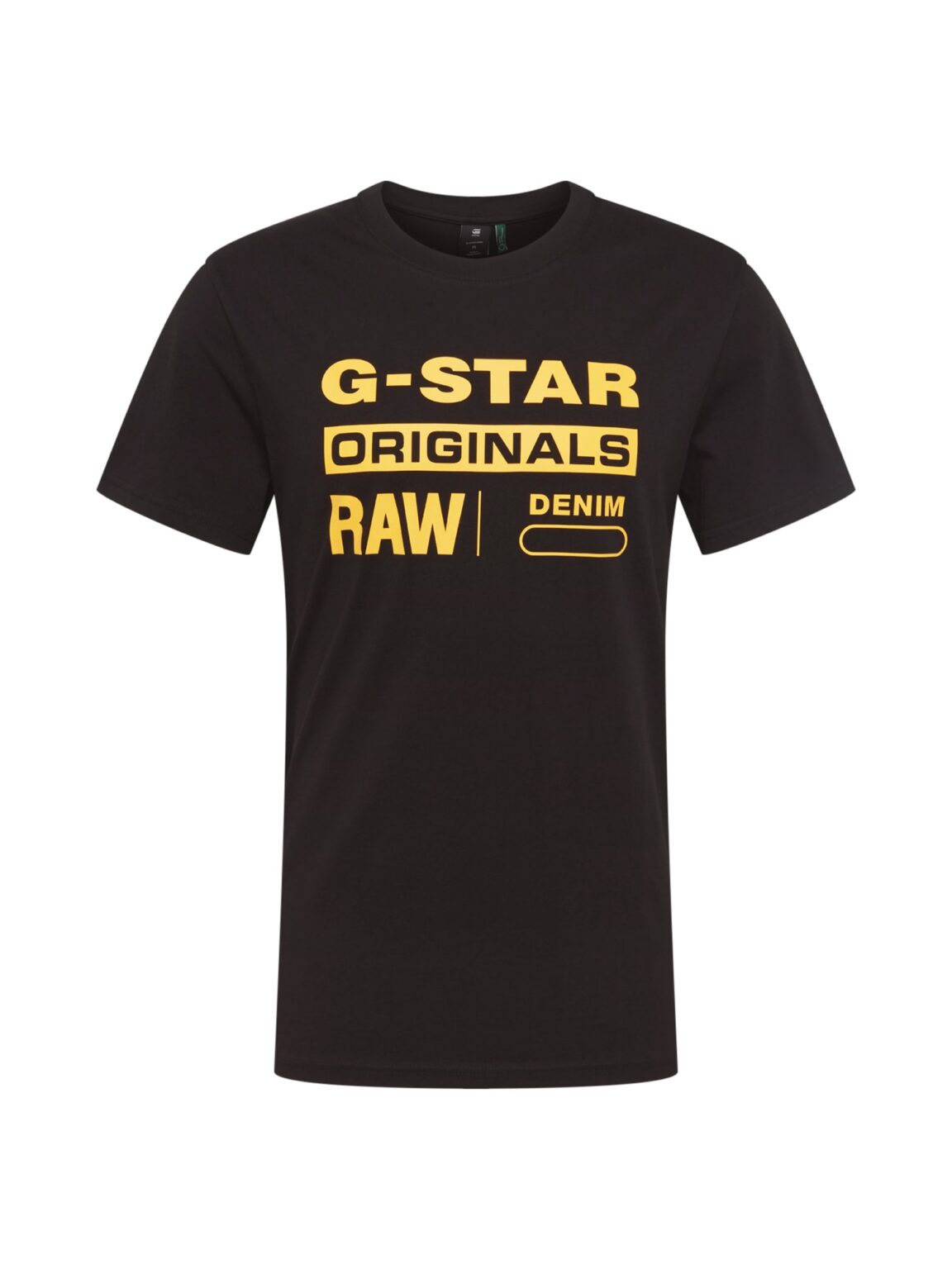 G-STAR Póló 'Graphic 8'  sárga / fekete