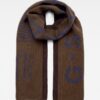 G-STAR Scarf - Effo vector brown