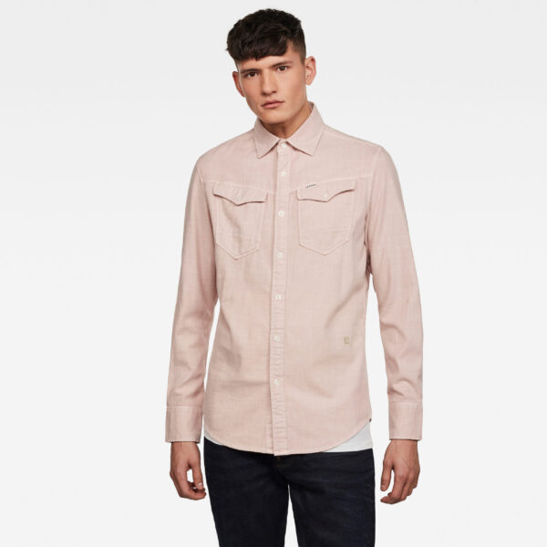 G-STAR Shirt - Arc 3d slim shirt ls old pink G-STAR Shirt - Arc 3d slim shirt ls old pink