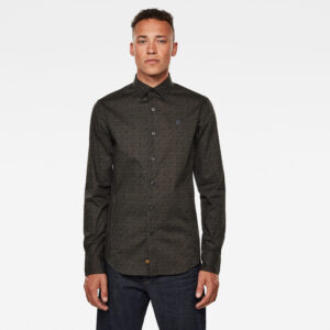 G-STAR Shirt - Dressed super slim shirt ls asphalt