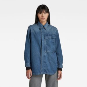 G-STAR Shirt - Mysterious Overshirt wmn blue G-STAR Shirt - Mysterious Overshirt wmn blue