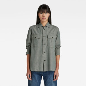 G-STAR Shirt - Officer BF shirt ls wmn grey