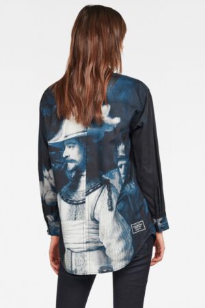 G-STAR Shirt - Parota bf shirt wmn ls dark blue G-STAR Shirt - Parota bf shirt wmn ls dark blue