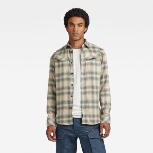 G-STAR Shirt - Slant pocket slim shirt brown G-STAR Shirt - Slant pocket slim shirt brown