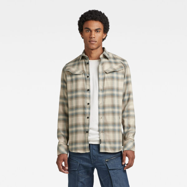 G-STAR Shirt - Slant pocket slim shirt brown G-STAR Shirt - Slant pocket slim shirt brown