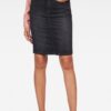 G-STAR Skirt - Lynn Slim Skirt Black-Grey