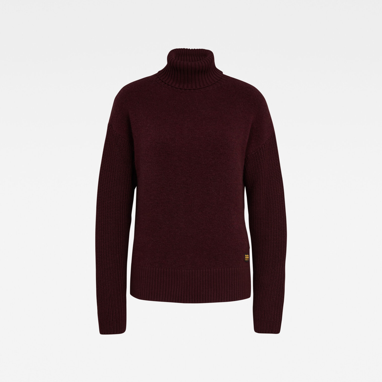 G-STAR Sweater - Addir roll loose knit wmn ls burgundy