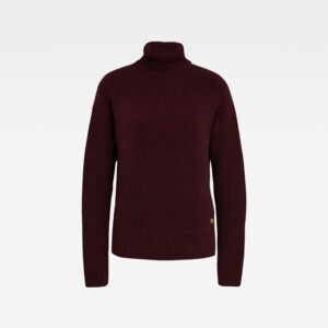 G-STAR Sweater - Addir roll loose knit wmn ls burgundy G-STAR Sweater - Addir roll loose knit wmn ls burgundy