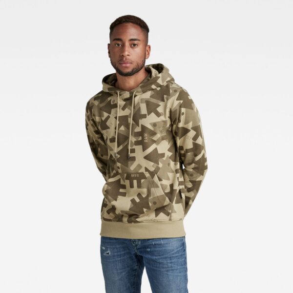 G-STAR Sweatshirt - Arrow camo hdd sw beige G-STAR Sweatshirt - Arrow camo hdd sw beige