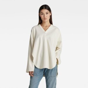 G-STAR Sweatshirt - Flower photo gr loose in sw white