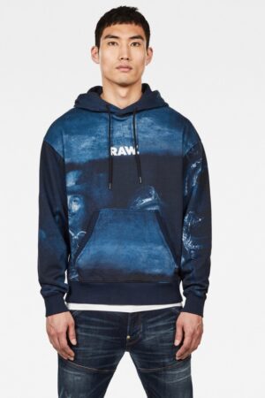 G-STAR Sweatshirt - Graphic 16 rijks stor hdd sw ls dark blue G-STAR Sweatshirt - Graphic 16 rijks stor hdd sw ls dark blue
