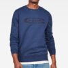 G-STAR Sweatshirt - Graphic 18 core r sw ls dark blue