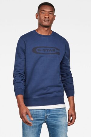G-STAR Sweatshirt - Graphic 18 core r sw ls dark blue G-STAR Sweatshirt - Graphic 18 core r sw ls dark blue