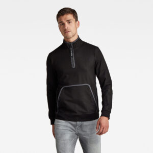 G-STAR Sweatshirt - Half zip bound tweeter t ls black