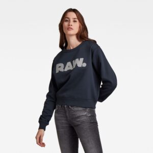 G-STAR Sweatshirt - Heavy sherland sweat r dark blue G-STAR Sweatshirt - Heavy sherland sweat r dark blue