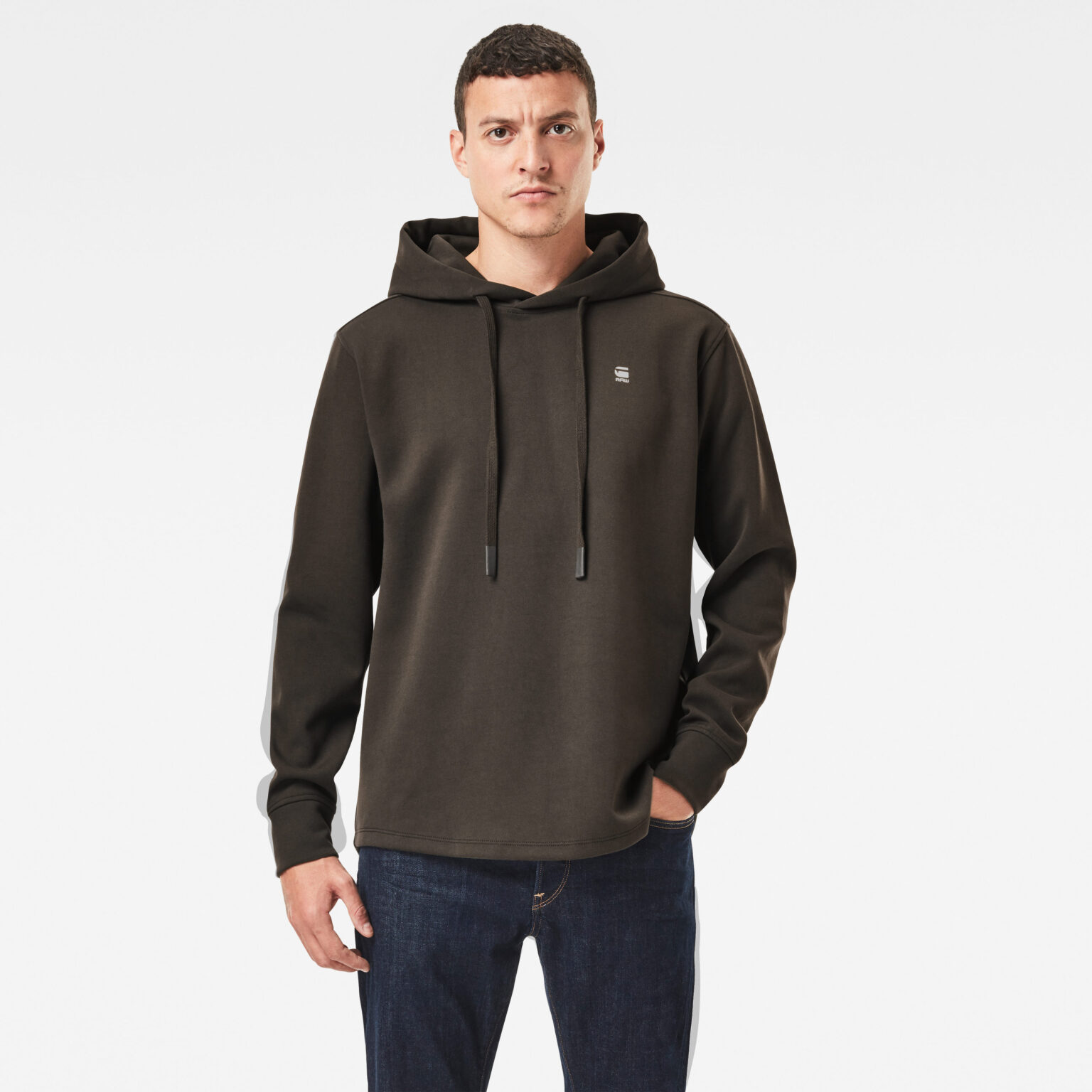 G-STAR Sweatshirt - Lash hdd sw ls dark green