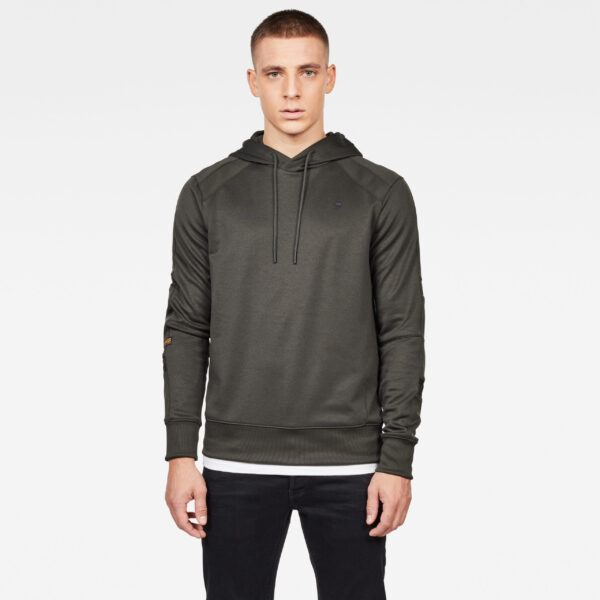 G-STAR Sweatshirt - Motac slim hdd sw ls green-grey