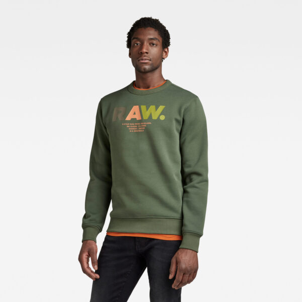 G-STAR Sweatshirt - Multi colored RAW. R SW Green